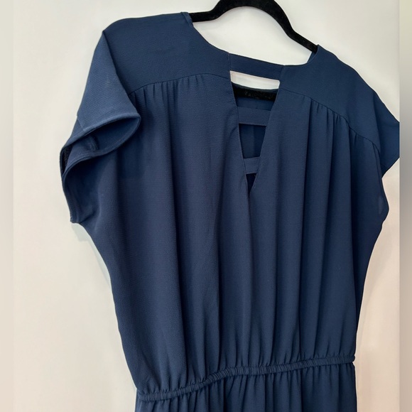 Vero Moda Navy T-Shirt Dress - Picture 2 of 4